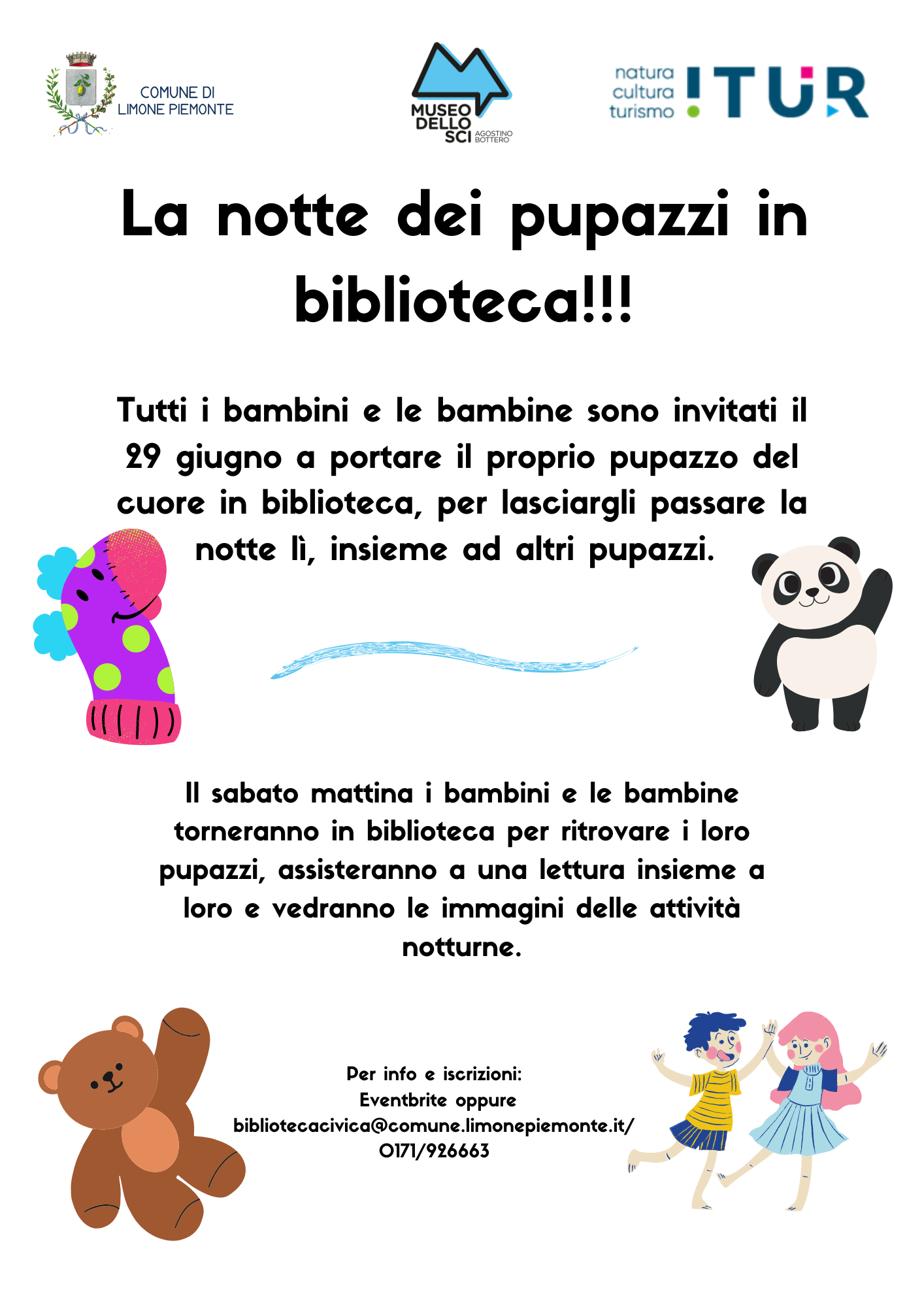 Notte dei pupazzi in biblioteca